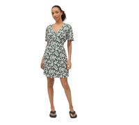 YSABEL MORA Vestito Corto Estampado Cuello en V per Estate Comodo e Stile, Abbottonato e Regolabile in Vita, Perfetto con Chanclas e Borsa, Abbigliamento Comodo e Adattabile