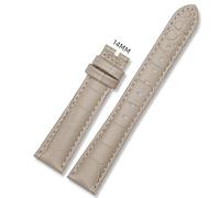 YSABVCP Cinturino in pelle for orologio Swarovski da donna Green Submariner 5452498, 5452495, 5452501, 17 mm, blu, rosa, verde, rosso(Gray-No)