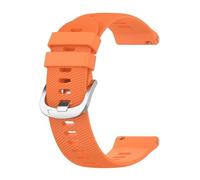 YSABVCP Cinturino in silicone da 22 mm, 20 mm e 18 mm adatto for Garmin Forerunner 255, 255S, Music 245, 55, Venu 2 Plus, 2S, Vivoactive 4, 3 e 4S.(Orange,18mm)