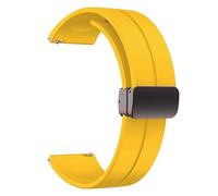 YSABVCP Cinturino in silicone for smartwatch Mibro C3 C2, 20 mm, 22 mm, a sgancio rapido, adatto for Mibro Lite2/X1/A1, A2/T2(Yellow,22mm)