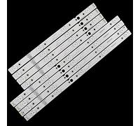 YSABVCP Striscia di retroilluminazione a LED da 8/16 Pezzi Adatta for TV LG da 43" SW43D09L/R-ZC22AG-02 CRH-A4330300105R6CNRev1.0 LED 43UG620V 43UJ620V 4/5 Lampada(1TV(8PCS))