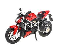 YSAEDATY 1:12 Du Kadi Street Fighter V4 Carbon Red Die Casting Collezione Di Veicoli Love Motorcycle Model
