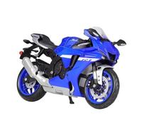 YSAEDATY 1/12 Yamaha YZF-R1 2021 Pressofusione Modello Di Moto Giocattolo Collezione Di Auto Ammortizzatore Moto Fuoristrada
