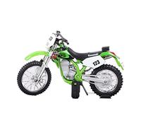 YSAEDATY 1:18 Kawasaki KLX250 KLX250SR # 123 Enduro bicicletta fusione sonora giocattolo modello veicolo fuoristrada moto