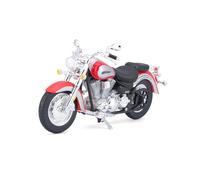 YSAEDATY 1:18 Yamaha Road Star Modello Di Moto In Lega Pressofusione Di Moto Giocattolo In Metallo Da Corsa
