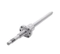 YSANO Vite a ricircolo di Sfere SFU1605 200 300 350 400 500 600 800 1000mm Vite a ricircolo di Sfere C7 1605 Flangia Singola Ballnut BK/BF12 RM1605 Fine Lavorata CNC (Color : 800mm)