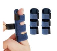 YSAOAKA Tutore Dito, 2 Pezzi Stecca Dito Regolabile, Stecche per Dita Mano con Fascia in Alluminio Integrata, Allevia il Dolore, Lesioni Sportive, Slogato, Frattura