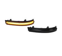 YSASFZX Indicatori di Direzione Per VW Per Jetta Per Mk6 SE 2011-2018 Per GOL Geracao 6 7 8 LED Direzione Luce Specchio Laterale Lampeggiante Lampada Ripetitore Indicatore Laterale(Nero)