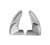 YSASFZX Paletta Volante Prolunga per Jeep per Grand per Cherokee Non Adatto Ai Modelli Trackhawk dal 2014 al 2020 Adesivo Estensione del Cambio al Volante Dell'auto. Leva Cambio Volante(Argento)