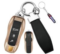 Ysbxitu 3 custodie per chiavi auto per Porsche 911, adatte per Porsche Cayenne Panamera 911 971 9YA Macan Boxster Taycan Carrera Plastic Car Key Holder Case