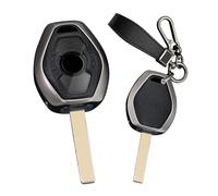 Ysbxitu Cassetta portachiavi con telecomando per chiavi radio adatta per BMW E38 E39 E46 E53 E60 E63 E61 E64 E83 E85 E86 M5 X3 X5 Z3 Z4 Custodia per chiave antigraffio Smart Key Shell Case A Nero