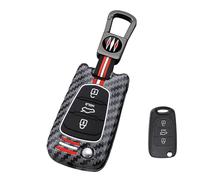 Ysbxitu Custodia intelligente per chiave auto, in silicone, adatta per Hyundai i30 e10 i10 i20 ix35 Tucson Xceed Elantra KIA Ceed Sportage Soul Rio Picanto Portachiavi Accessori A Argento
