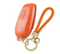 Ysbxitu Custodia per chiave auto, compatibile con Ferrari, portachiavi Smartkey a 7 tasti, colore arancione