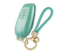 Ysbxitu Custodia per chiave auto, compatibile con Ferrari, portachiavi Smartkey a 7 tasti, colore blu mare