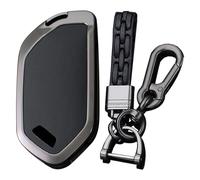 Ysbxitu Custodia per chiave telecomando con portachiavi, compatibile con Kia Telluride EV9 Picanto GT Line Sorento Sportage Carnival KX3 Seltos KX5 ALL NEW K5 Custodia chiave B nero