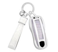 Ysbxitu Portachiavi in TPU per uomo e donna, adatto per Porsche Cayenne Panamera 911 971 9YA Macan Boxster Carrera Taycan 911 971 Custodia del telecomando cover portachiavi