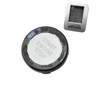 Ysbxitu Pulsante di arresto automatico adatto per Bmw Crystal start stop pomello motore copertura adatto per BMW 1 E87 3 E90 E91 E92 E93 5 E60 X1 E48 X3 E83 X5 E70 X6 E71 E72 Z4 E89 Nero