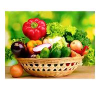 YSCOLOR Diamond Painting 2019 5D DIY Full Diamond 2019 Handmade Home Decor Artigianato Pittura Diamante Kit Punto Croce Frutta E Verdura Cesto Immagine 30X40cm