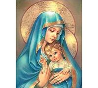 YSCOLOR Diamond Painting 2019'S DIY Pittura Diamante 5D Home Decor Madonna Figlio Diamante Intarsio Arte 30X40cm