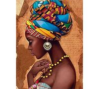 YSCOLOR Diamond Painting 5D completo di diamante pittura rotonda fantasia donne africane mosaico diamante ricamo strass ritratto diamante foto 30 x 40 cm