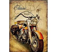 YSCOLOR Diamond Painting 5D Diamante Mosaico Diamante Pittura Kit Punto Croce Moto Diamante Ricamo Completo Trapano Rotondo Decorazione Di Natale Regali 30X40cm