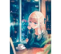 YSCOLOR Diamond Painting 5D DIY Diamante Pittura Completa Rotonda Del Fumetto Giappone Anime Ragazza Diamante Ricamo Punto Croce Diamante Mosaico Decorazione Regalo 30 X 40 cm