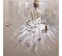 YSCOLOR Diamond Painting 5D DIY Diamante Pittura Punta Rotonda Ballet Girl 3D Strass Ricamo Punto Croce Regalo Decorazioni per La Casa 30X30Cm