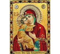 YSCOLOR Diamond Painting Artigianato Cross Stitch Kit New DIY 5D Diamond Painting Home Decoration 2019 Ricamo Our Lady Full Diamond Icone Religiose 30X40cm