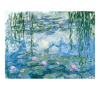 YSCOLOR Diamond Painting Claude Monet Ninfee Ricamo Mosaico Modello Wall Art Pittura Diamante Per Soggiorno Home Wall Art 30X40cm