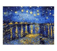 YSCOLOR Diamond Painting Diamante Ricamo Natale Compleanno Cielo Stellato del Fiume Rodano Pittura Diamante Punto Croce Regalo 30X40Cm