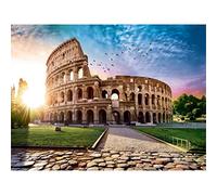 YSCOLOR Diamond Painting DIY Diamante Cubo 5D Mosaico Diamante Tondo Pittura Roma Colosseo Ricamo Punto Croce Edificio in Stile Europeo 30X40Cm