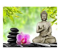 YSCOLOR Diamond Painting DIY Diamond ricamo Buddha Zen Vita 5D Diamante Pittura Buddha Punto Croce 3D Diamante Mosaico Decorazione Di Natale Regalo Arte 30 X 40 cm