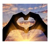 YSCOLOR Diamond Painting Kit Di Pittura Diamante A Cuore Romantico Kit Di Arte Con Diamanti Per Matrimoni Love Fai Da Te Craft Birthday Gift Wall Decor 30x40cm