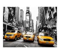 YSCOLOR Diamond Painting New York Pieno Rotondo Cross Stitch Pictures Rotondo New York Street Yellow Auto 30X40Cm