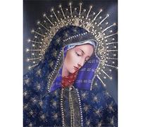 YSCOLOR Diamond Painting Vergine Maria Pittura Diamante Arte 5D Pieno Rotondo Dio Strass Diamante Ricamo Pittura Per Bambini Adulti Wall Art Decor 30x40cm