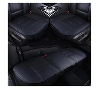 YSDEACE auto coprisedili anteriore Per Maggior Parte SUV Berline Porte Cuscino Supporto Sedile Auto Protezione Protettiva Singolo Senza Schienale Pelle PU(1 sets black)