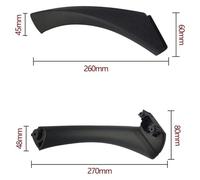 YSDEACE maniglia interna porta Per BM&W Per Serie 3 Per E91 Per 318 Per 325 Maniglia Interna Sinistra Stra Passeggero Pannello Interno Portiera Tirare Modanatura(Left Outer Cover)