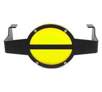 YSDEACE Protezione Del Faro Motociclo Per Cross Per Cub 110 CC110 2023 Griglia Protezione Per Fari Moto(Yellow)