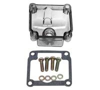 YSDEACE Riparazione Carburatore Moto per Dellorto per PHBG per AS per BS per CS per DS per AD per BD Moto Coppa Dell'olio Camera Trasparente Fondo Vaschetta Galleggiante Carburatore(Brilliant Gray)