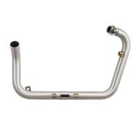 YSDSLS Acciaio Inossidabile smontabile Silenziatore di Scarico per Moto Tubo Anteriore per Benelli TNT 125 TNT 135 S&istema Completo per Moto Tubo di Scarico TNT 125 135(Style 2)