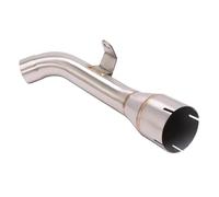 YSDSLS Acciaio Inossidabile smontabile Slip On Moto Tubo di Scarico Centrale di Collegamento Collegare Silenziatore Originale Moto per K&awasaki per Ninja 1000SX Z1000SX 2020-2023