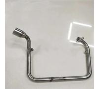 YSDSLS Acciaio Inossidabile smontabile TNT125 TNT135 S&istema di Scarico Completo per Benelli TNT 125 135 Motocicletta Scarico MARMITTA Tubo Anteriore Tubo 2016-2022(Style 3)
