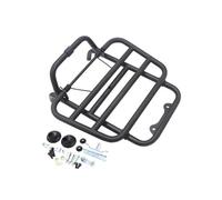YSDSLS Versatile Accessori Moto Portapacchi Anteriore Nero in Acciaio Inox per V&ESPA GTV 300 Sei Giorni GTS 300 Super ABS 2014-2018(Nero)