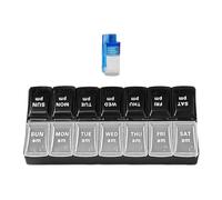 YSDYY 1 Box di Medicinali E 1 Bottiglia di Medicina in Polvere, Scatola di Medicina Portatile, Deposito Medico, Adatto per Viaggi E Viaggi di Lavoro.
