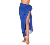 YSDYY 1 Pezzo Di Roccia Involuta Da Spiaggia Blu, Camicetta Di Bikini In Chiffon, Camicetta Da Spiaggia Femminile, Camicetta Da Spiaggia Estiva.