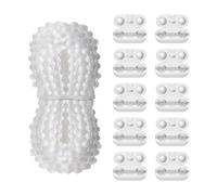 YSDYY 1 Set di Accessori Ciechi A Rulli, Catena Cieca A Rulli Bianchi, Catena Set Cieca, Accessori per La Catena Cieca.