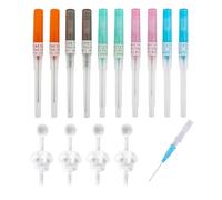 YSDYY 10 Trocar, 4 Orecchini Con Tappi Per Le Orecchie, Aghi Per Puntura Per Orecchie E Naso, Set Di Strumenti Per Puntura, Strumenti Per Aghi Per Puntura, Materiali Per Puntura