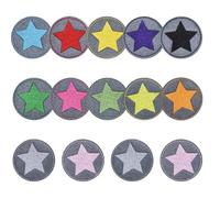 YSDYY 14 Punti in Tessuto per Cinque Volte A Stelle, Abbigliamento Fai-da-Te E Macchie di Tessuto Decorativo Multiuso, Adatte A Abbigliamento, Cappelli E Borse Scolastiche.