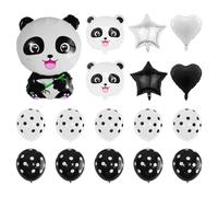YSDYY 17 Pezzi di Palloncini A Tema Panda, Decorazioni per Feste per Animali, Set di Palloncini da Festa, Arrangiamenti in Stile Cartone Animato, Esigenze di Decorazione Carine.