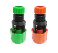 YSDYY 2 Pezzi di Adattatore A Rubinetto, Adattatore A Rubinetto, Connessione in Plastica per Tubo, Adatto A Giardino, Bagno, Cucina.